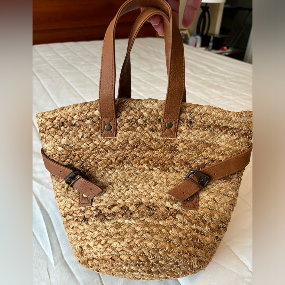 Cute rattan insulated bag